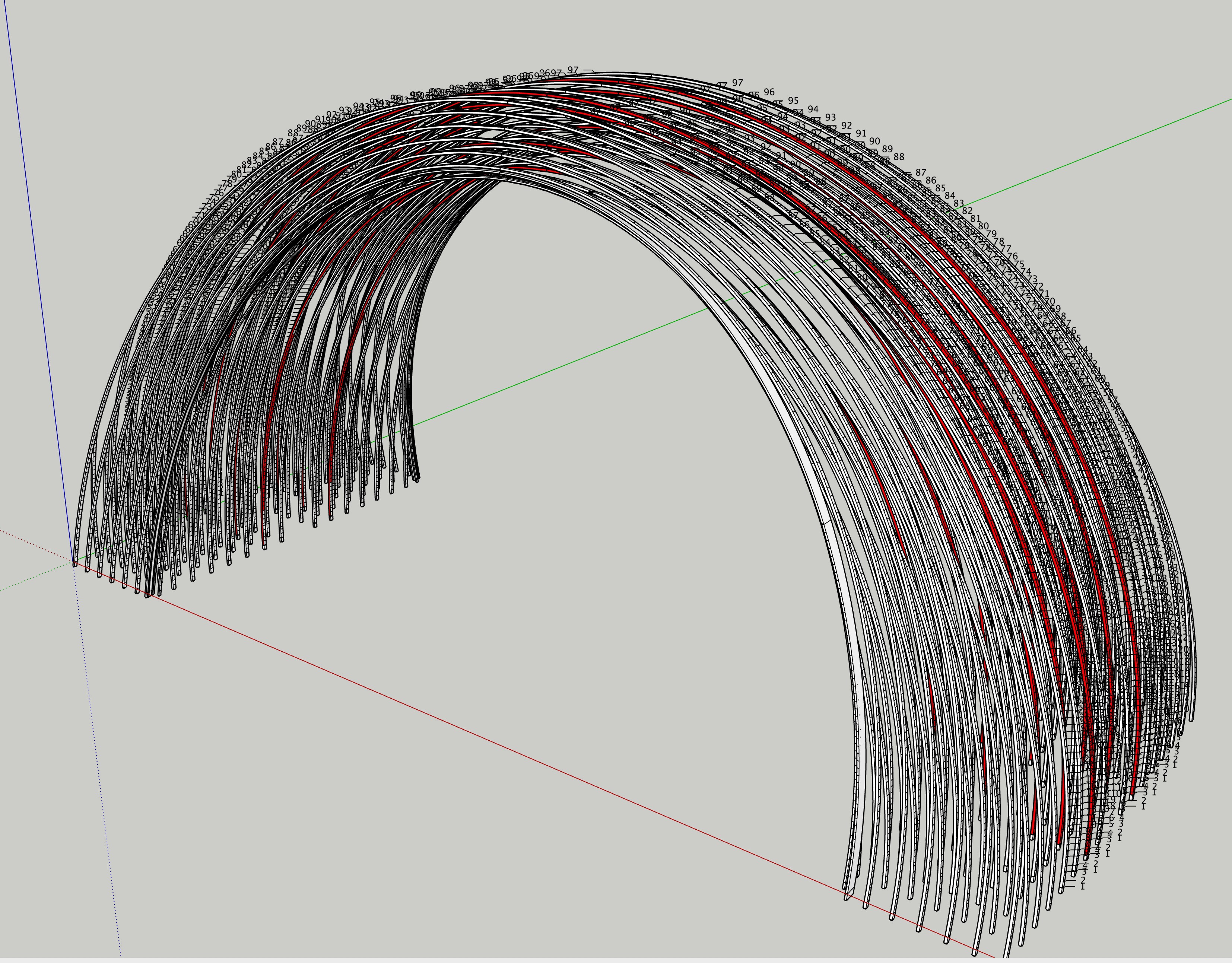 Structural columns ensuring robust framework, concept applicable to car chassis integrity and dimensional accuracy using beam profile gauge tools.