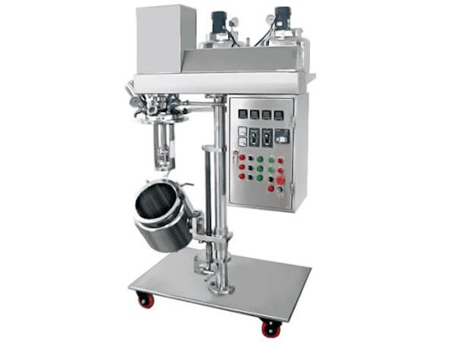 Image of laboratory or overhead mixers suitable for small-scale shampoo production