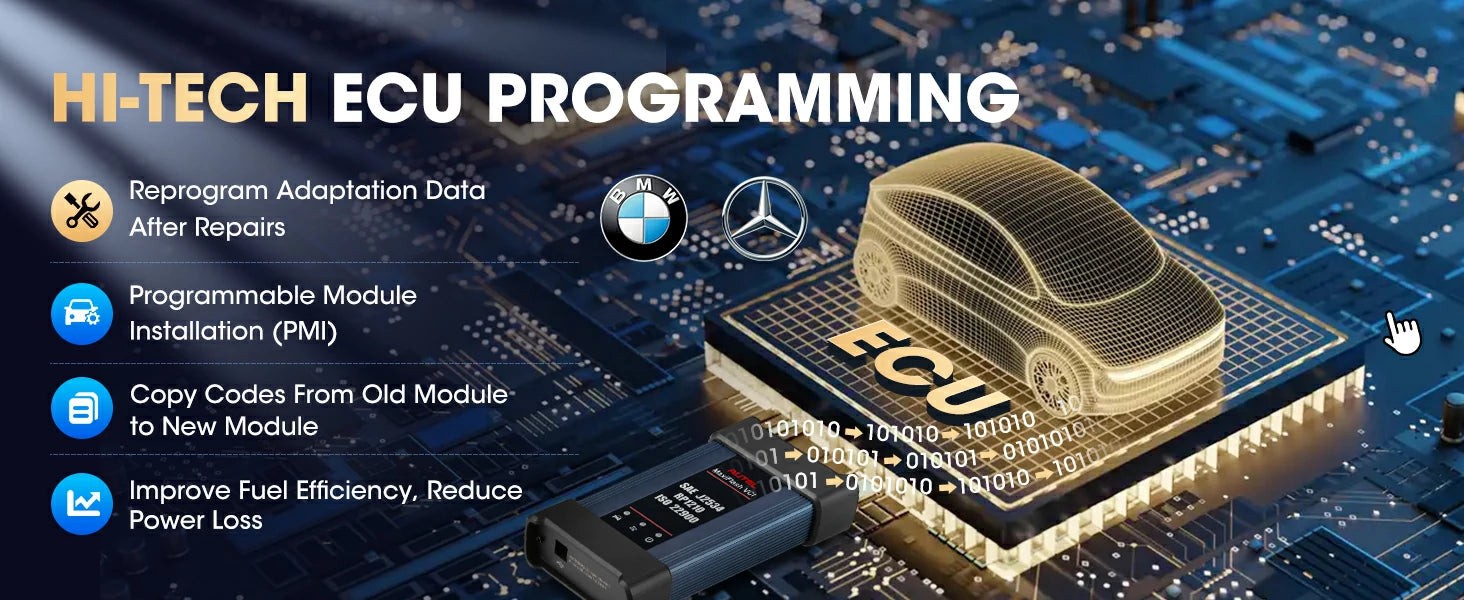 Reprogramming adaptation data after car repairs using a car scanner tool