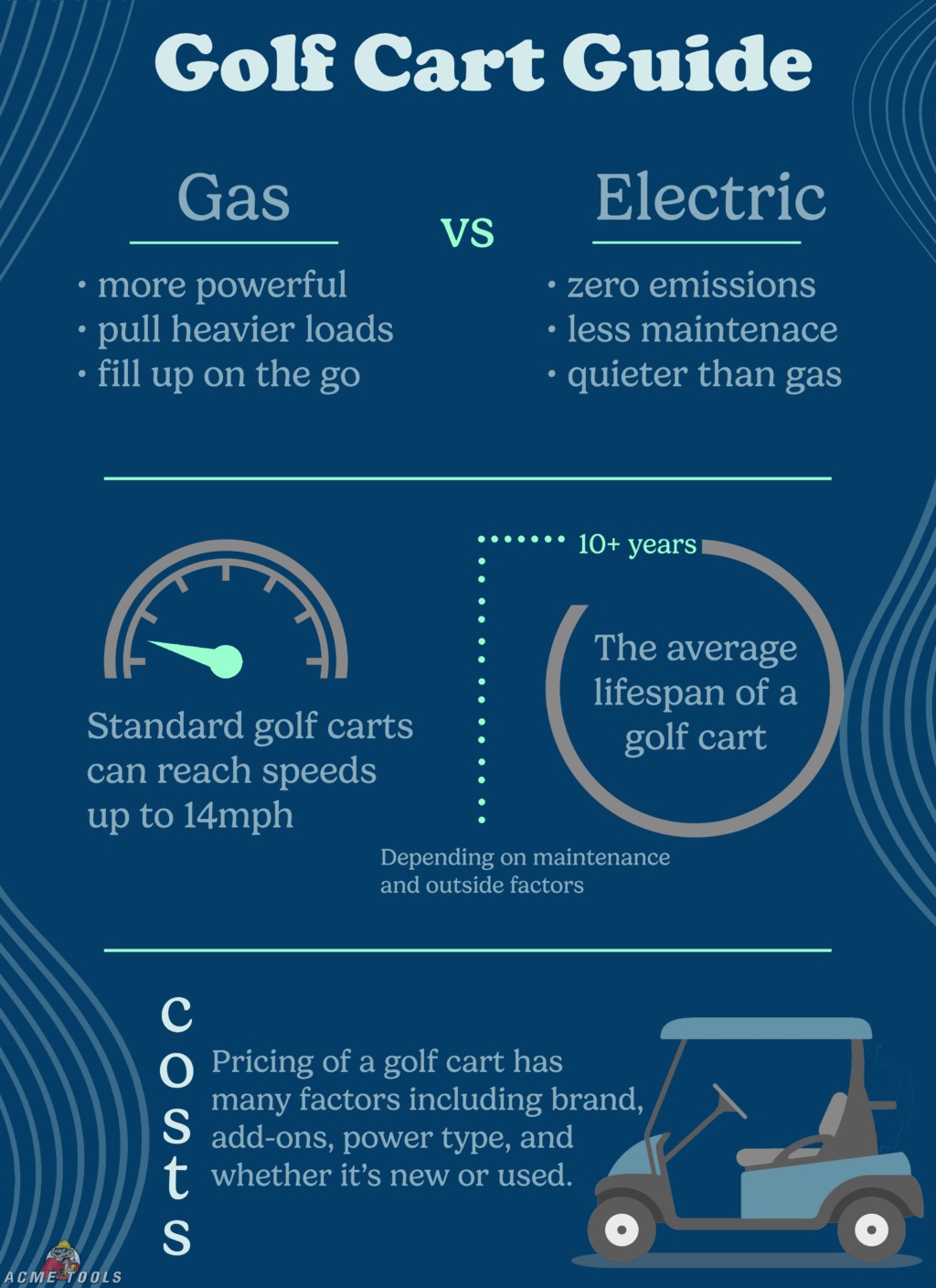 Golf Cart Comparison: Gas vs Electric Advantages and Considerations for Acme Tools Car Show