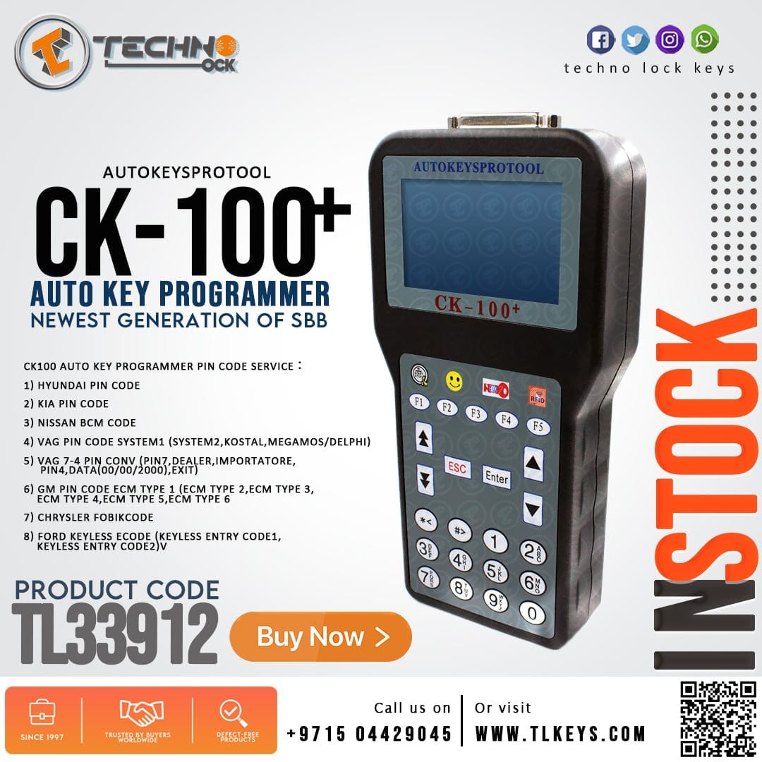 CK100 Auto Key Programmer Pin Code Service for Immobilizer Systems