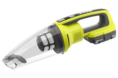 alt text: Ryobi 18V One+ Performance Hand Vacuum Kit